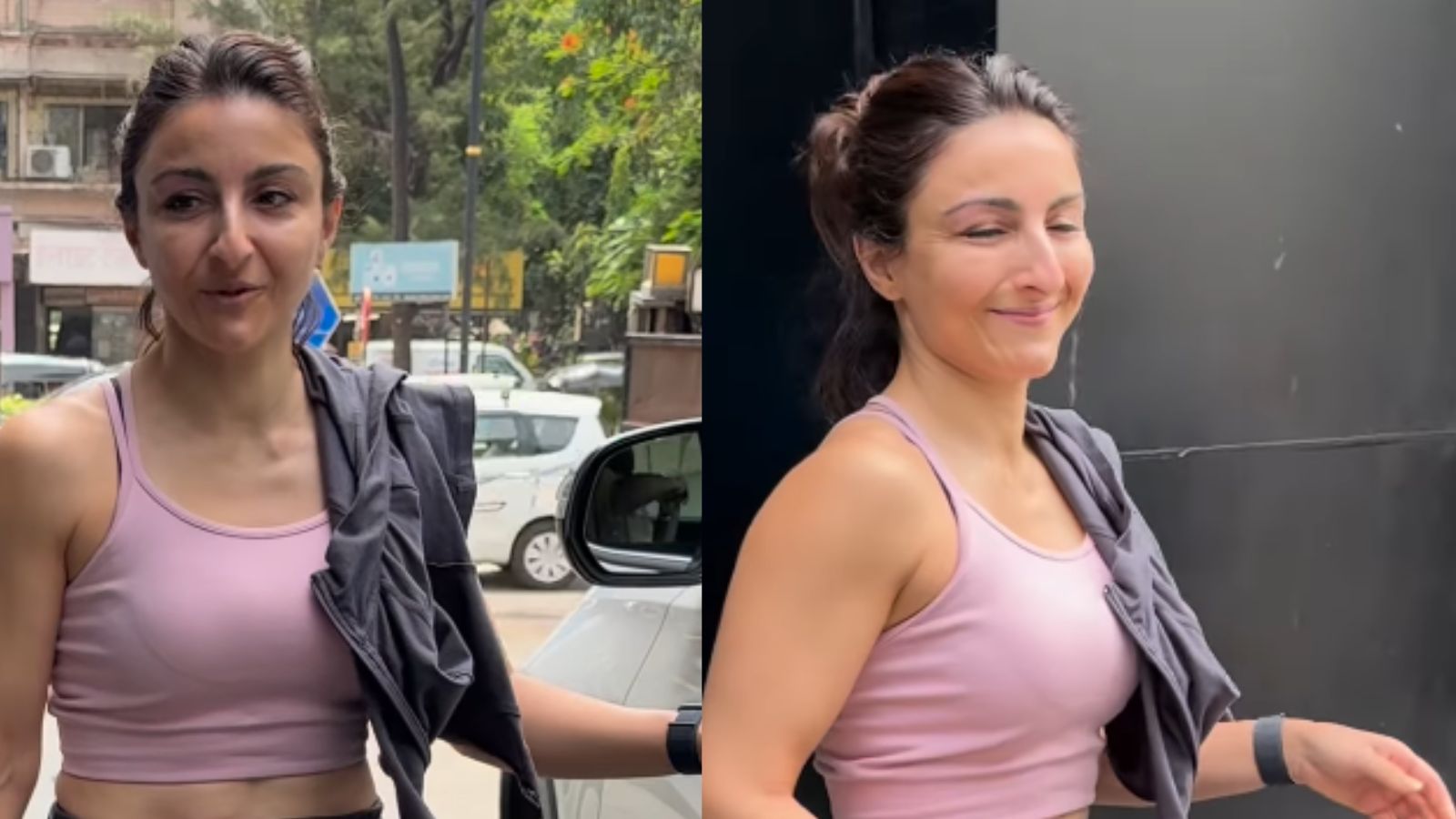 Soha Ali Khan and Neha Dhupia Spotted Together in Mumbai