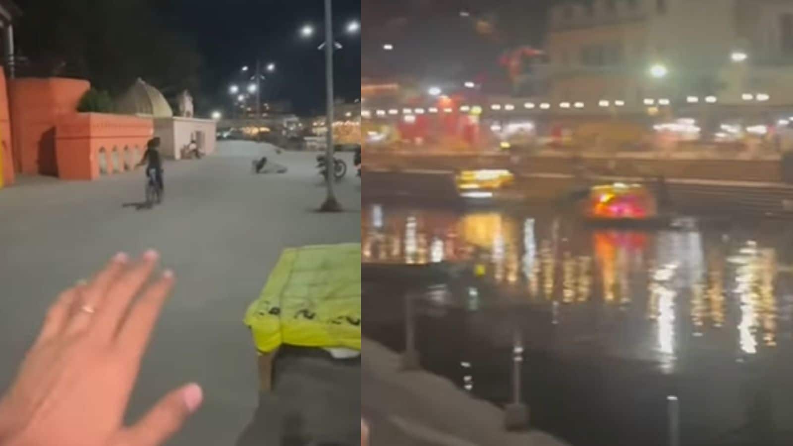 Viral Video Highlights Contrasts at Chitrakoot Ghat
