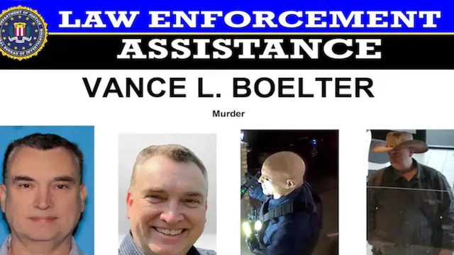 An FBI poster shows images of 57-year-old Vance Luther. (Reuters)