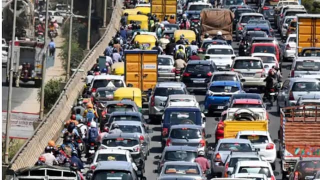 A massive traffic jam was seen in Madhya Pradesh's Indore-Dewas highway. (Representative Image)