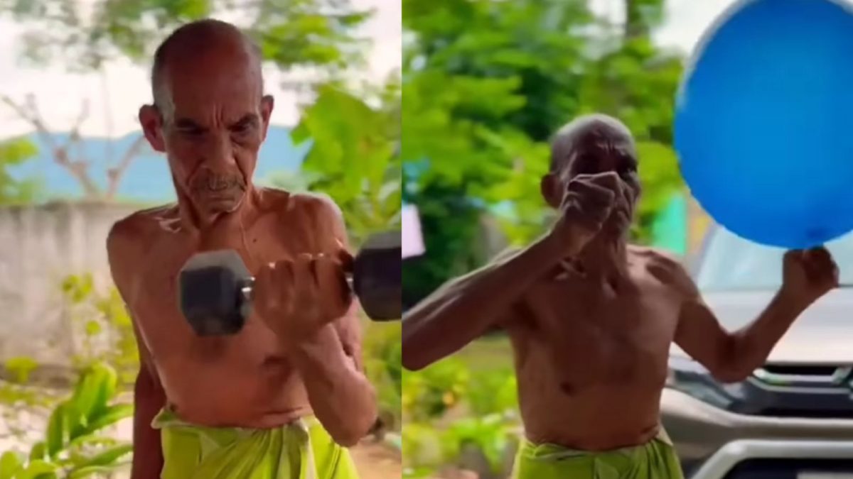 Elderly Man's Fitness Attempt Amuses Tiger Shroff and Fans