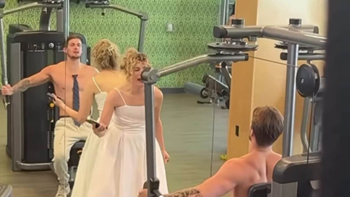 Groom Works Out Before Wedding: Viral Video Staged