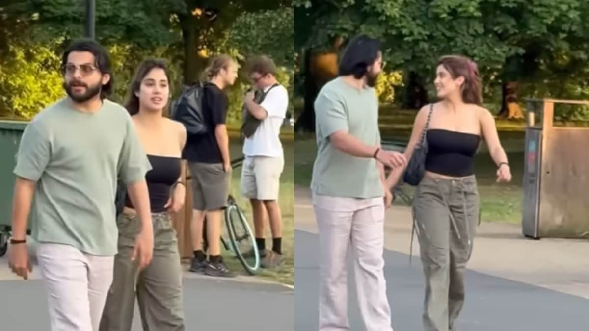Janhvi & Shikhar's Romantic London Stroll Captured in Video