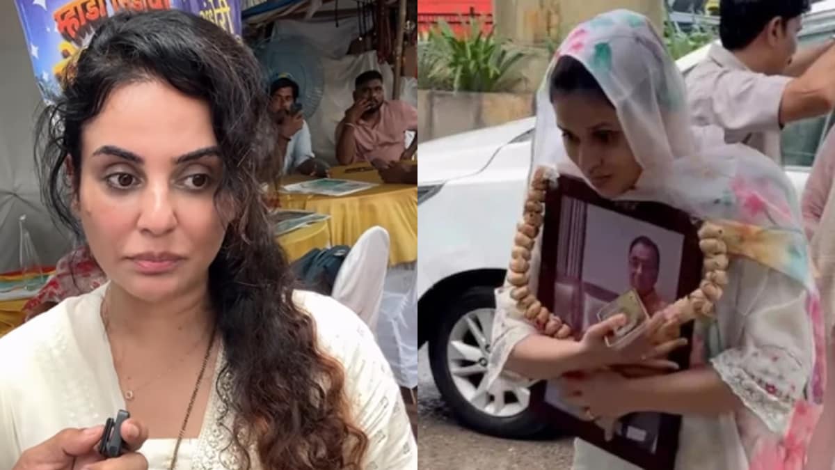 Sara Arfeen Attends Prayer Meet for Mannara Chopra's Father