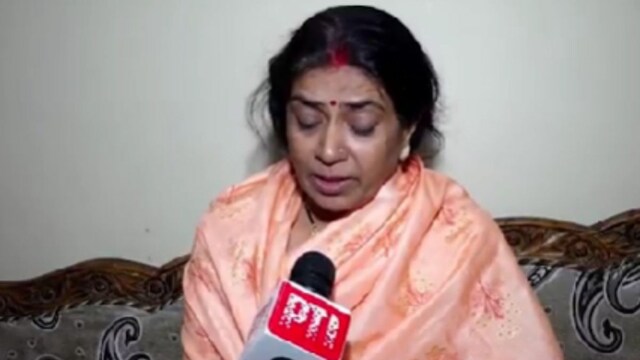 Uma, mother of Raja Raghuvanshi | PTI Image