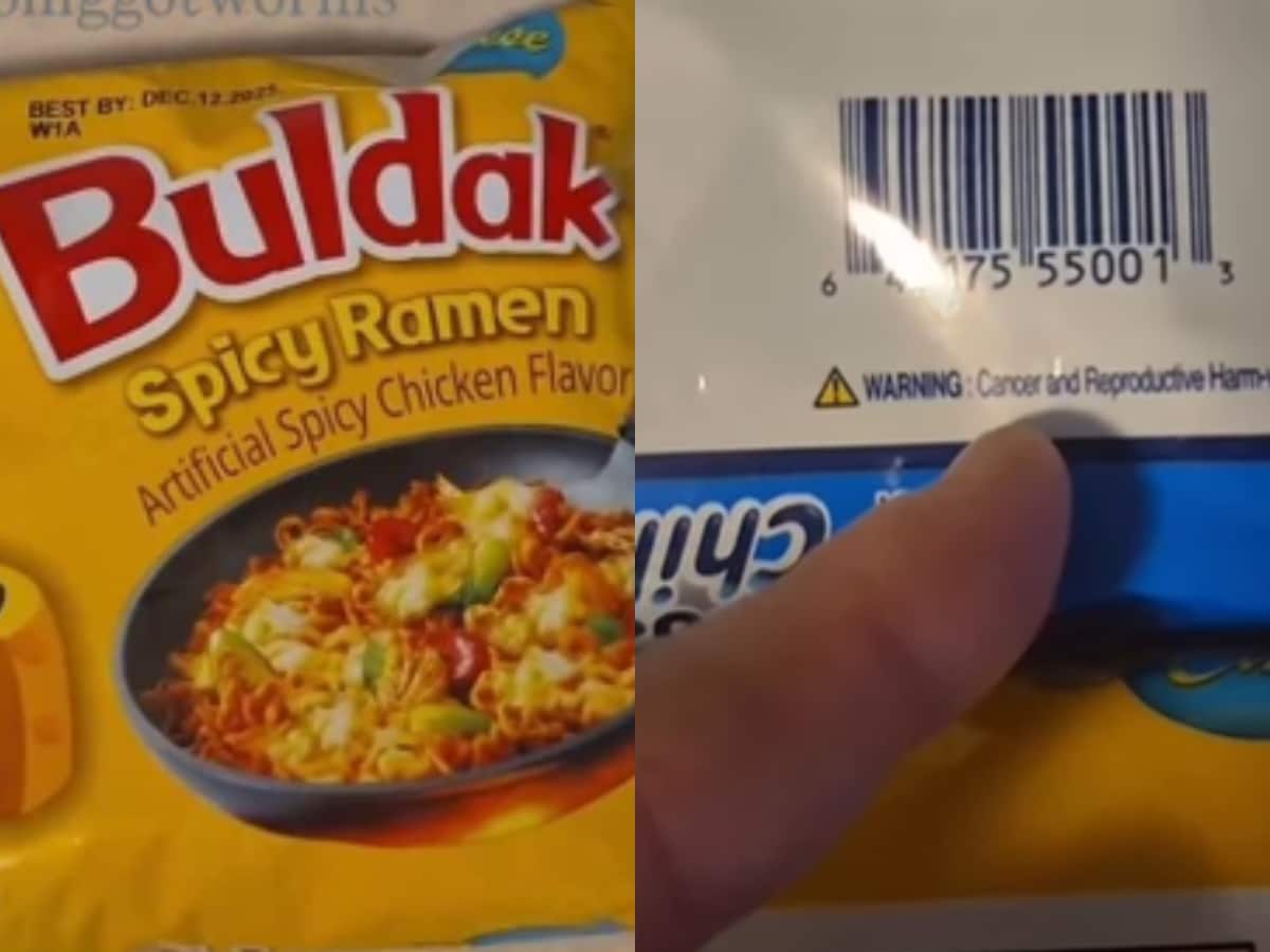 Ramen Lovers In Disbelief As Packet Carries Cancer Warning | WATCH | Viral News - News18
