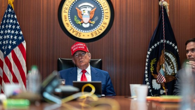 US President Donald Trump 