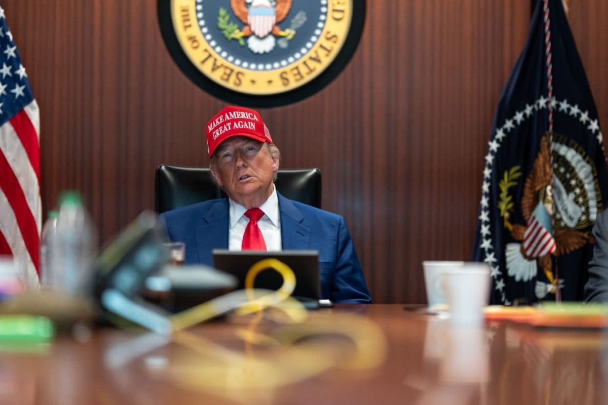 Trump, And His Team, Monitor US Strikes On Iran’s Nuclear Sites From Situation Room