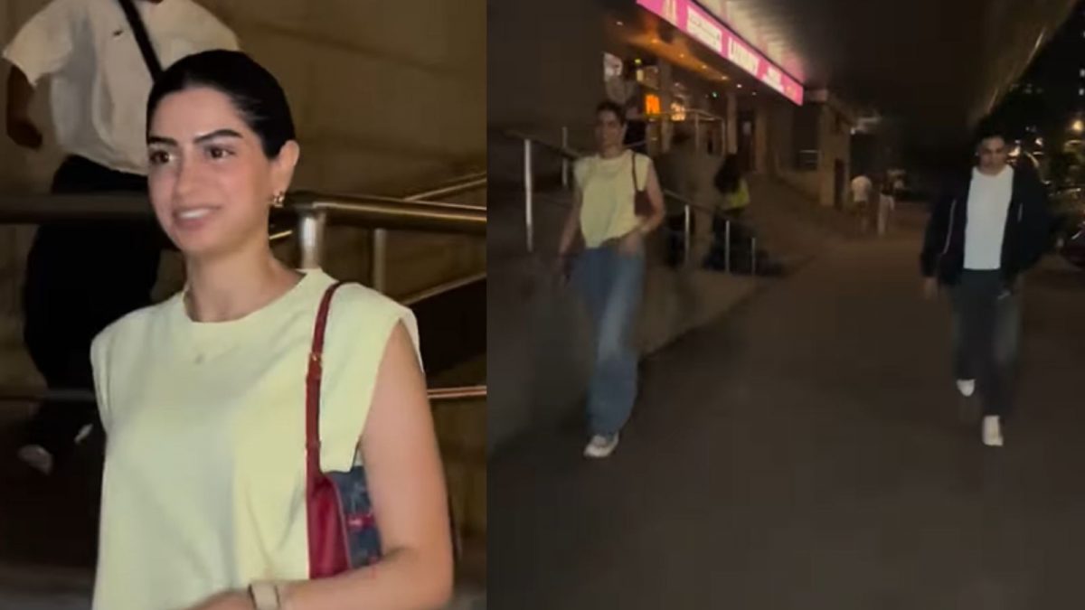 Khushi Kapoor and Vedang Raina Spotted on Date Night
