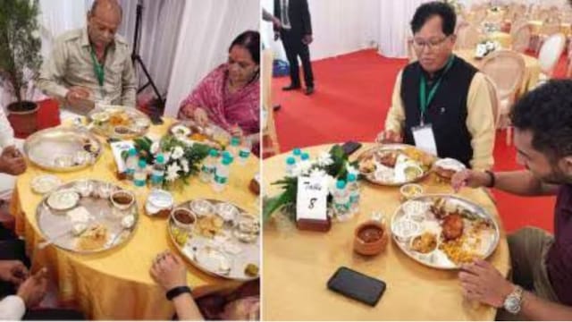 Around 600 guests from across the country attended the Estimates Committee meeting at Mumbai's Vidhan Bhavan. (Photo/X: @VijayKumbhar62)
