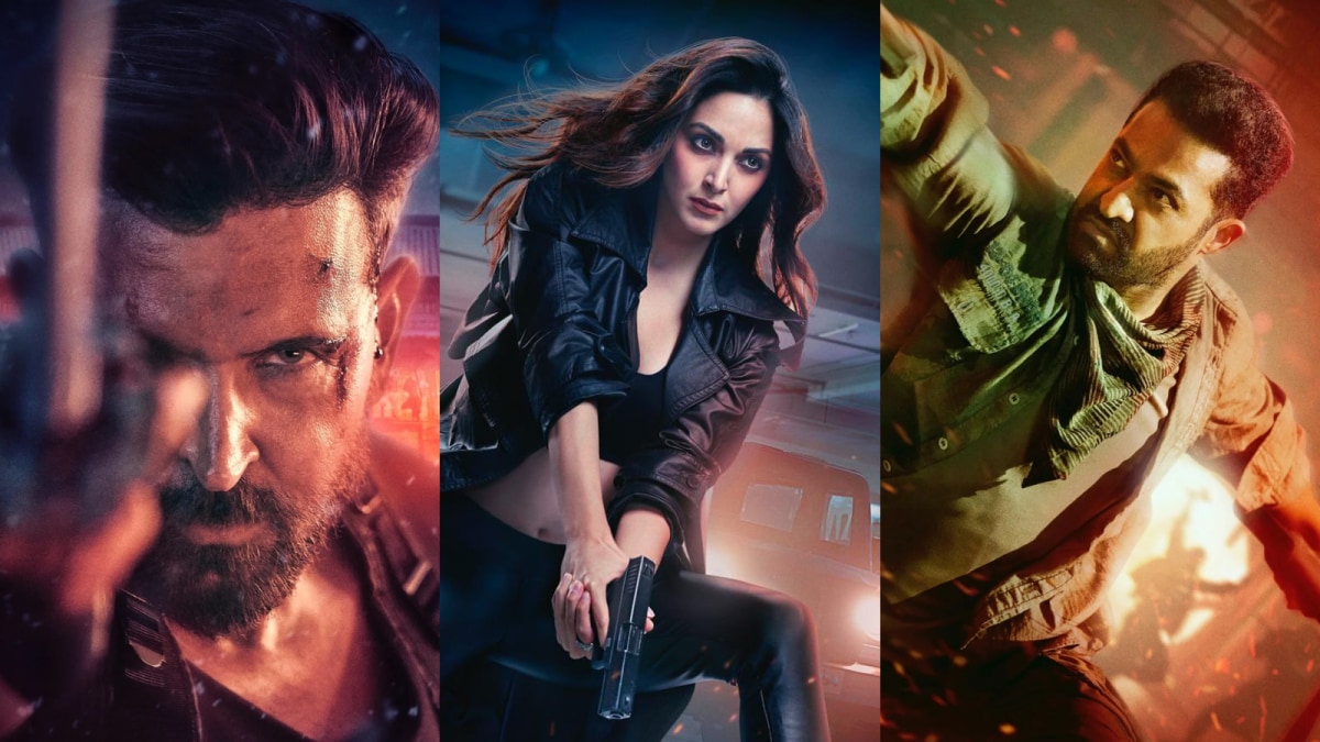 War 2 New Posters: Hrithik Roshan, Kiara Advani, Jr NTR Are Action ...