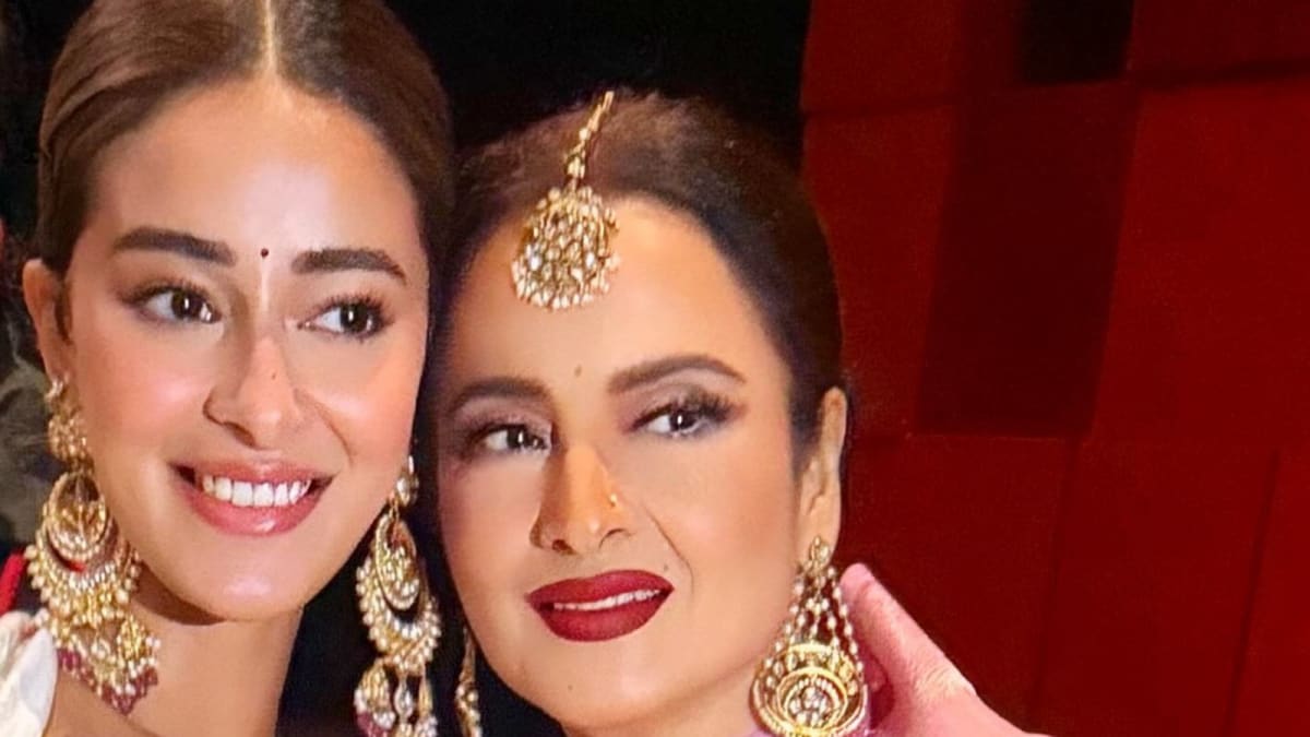 Ananya Panday Shares Throwback Photos with Rekha