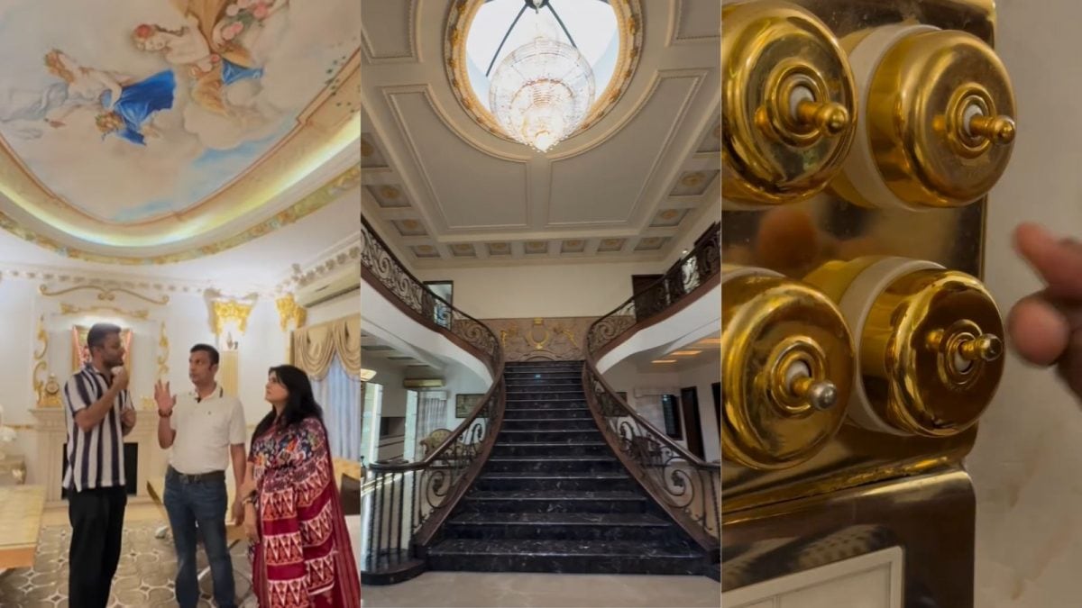 1936 Mercedes, 24-Carat Switchboards: Indore’s ‘Gold Mansion’ Leaves Netizens Stunned