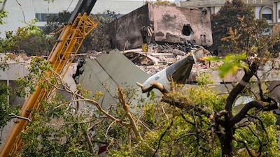 The Air India Boeing 787 Dreamliner, bound for London, crashed shortly after takeoff on Thursday, June 12. File pic/PTI