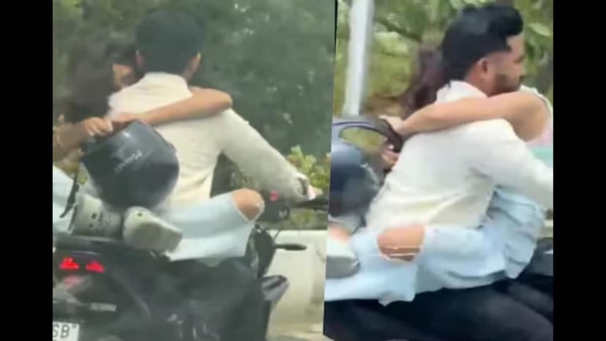 Noida Police Fines Couple for Risky Motorcycle Ride