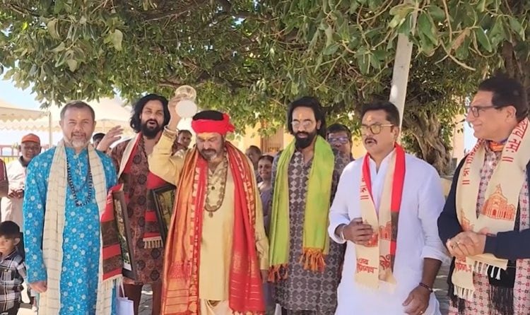 Vishnu Manchu Jyotirlinga visits Vishnu Manchu Jyotirlinga visits