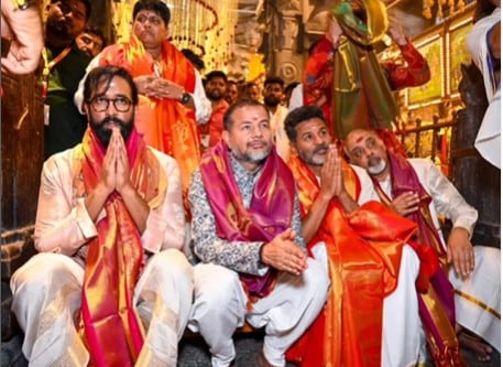 Vishnu Manchu Jyotirlinga visits Vishnu Manchu Jyotirlinga visits