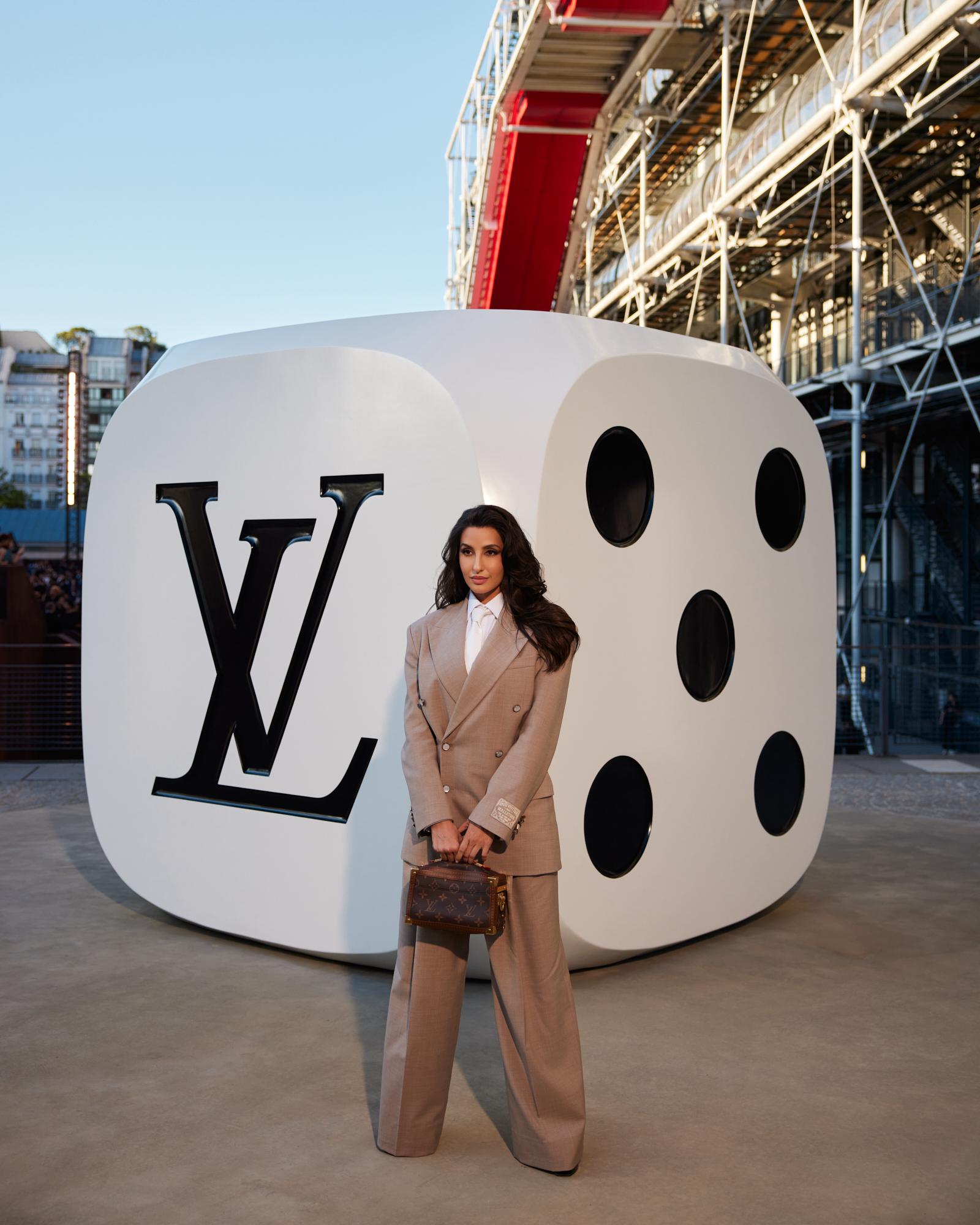 Nora Fatehi Nails Power Dressing In Androgynous Louis Vuitton Look At Paris Fashion Week