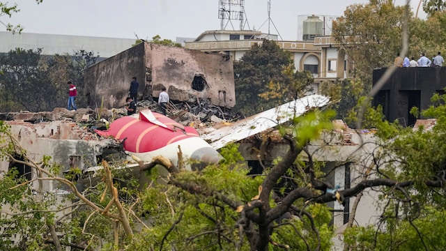 On June 12, the London Gatwick-bound Boeing 787-8 aircraft crashed soon after taking off from the Ahmedabad airport, killing at least 241 people on board, and several others on the ground. (PTI)