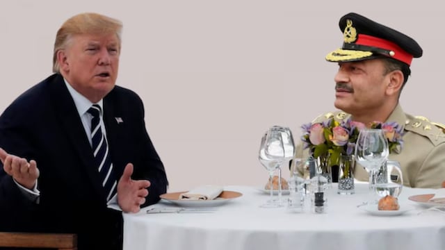 Experts note that it is highly unusual for a US president to host a foreign army chief for lunch at the White House. (AP)