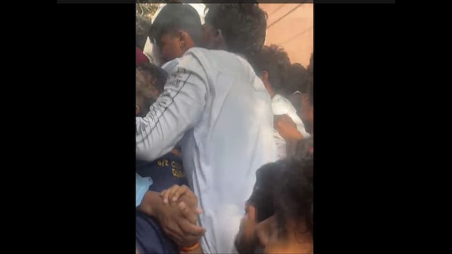 Eleven people died and over 45 were injured in the stampede. (Screenshot)