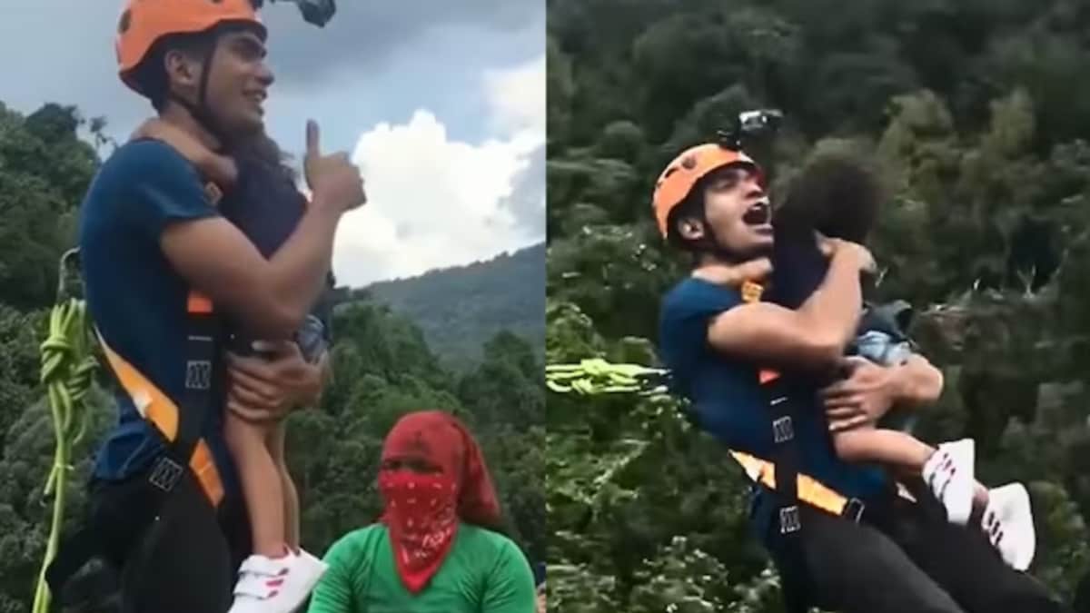 2018 Video Of Malaysian Star Bungee Jumping With Toddler Goes Viral Again, Internet Angry