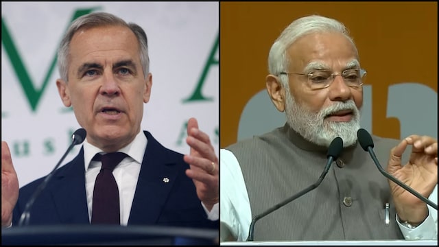 Canadian PM Mark Carney and Prime Minister Narendra Modi. (Reuters/File)