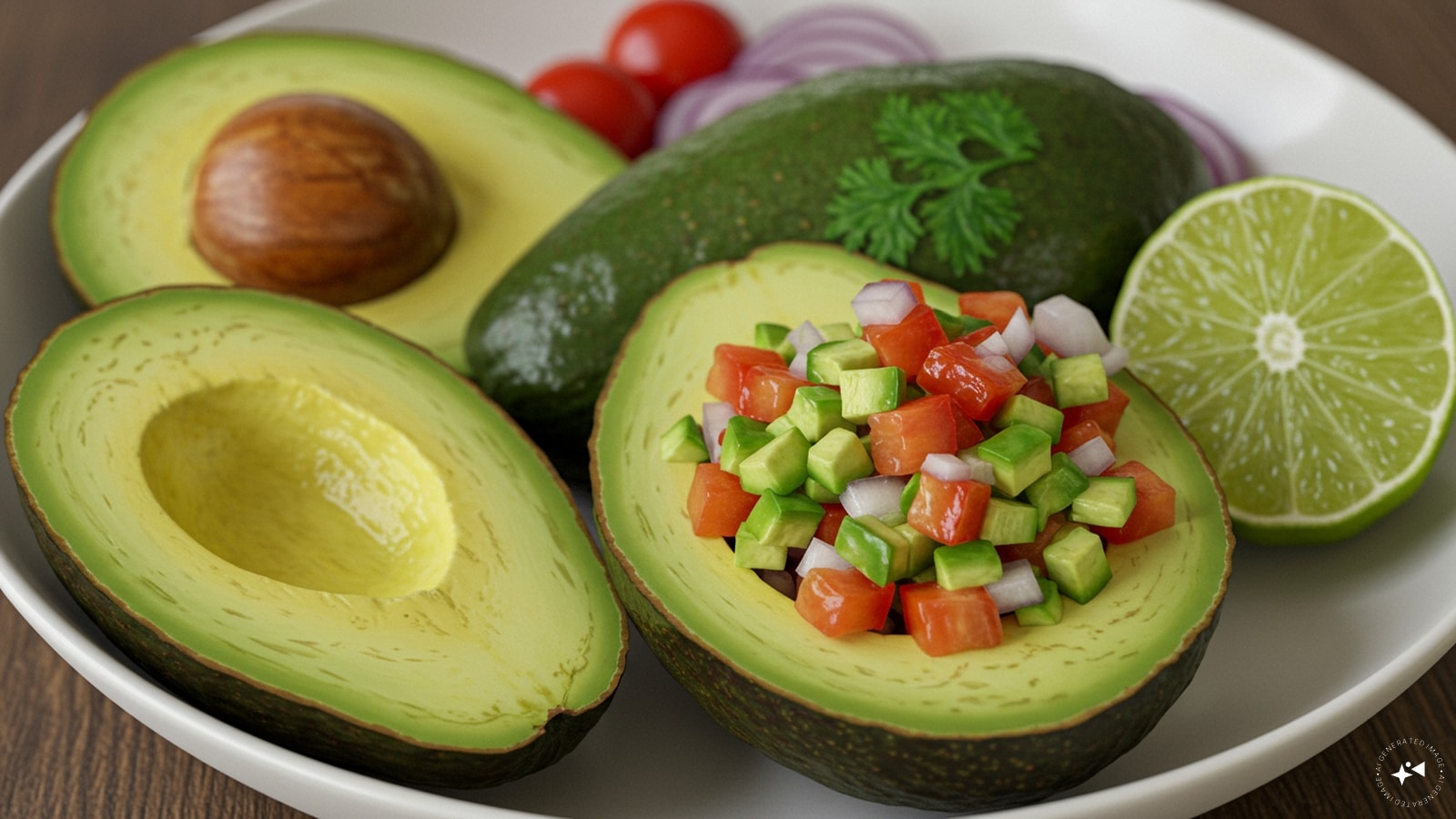 Bone Health: Avocados provide vitamin K, which plays a role in calcium absorption and bone mineralization, supporting strong bones. (AI generated image) Bone Health: Avocados provide vitamin K, which plays a role in calcium absorption and bone mineralization, supporting strong bones. (AI generated image)