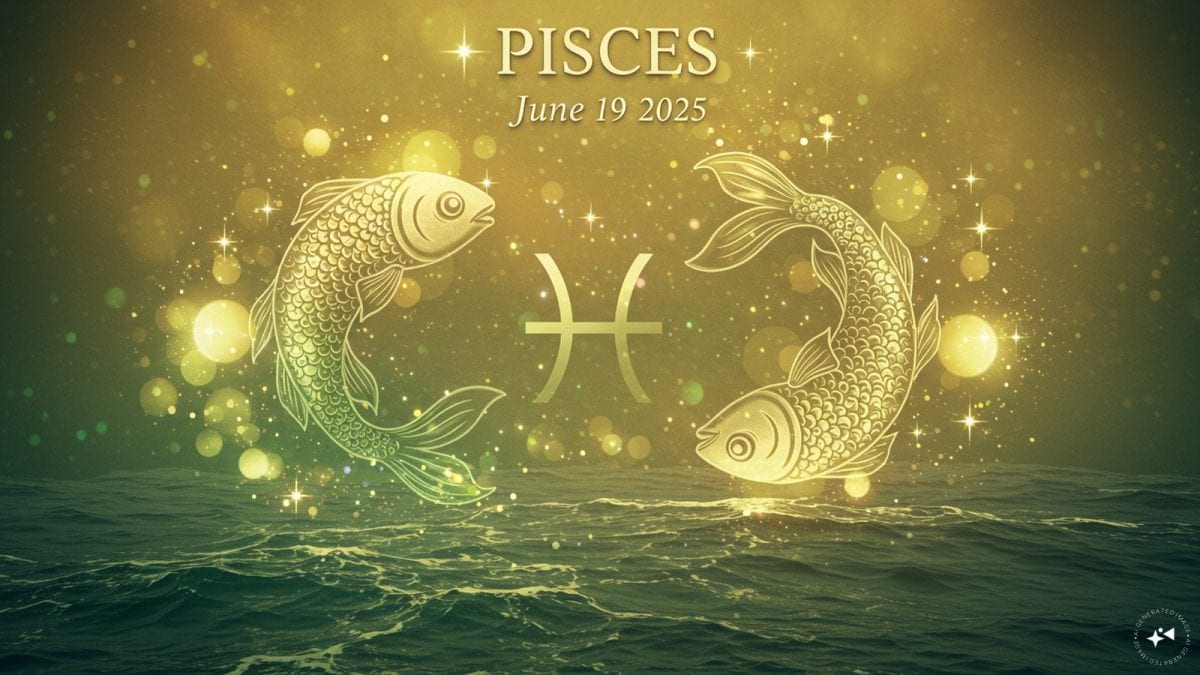 Pisces Horoscope: Career Boost and Family Joy on June 19, 2025