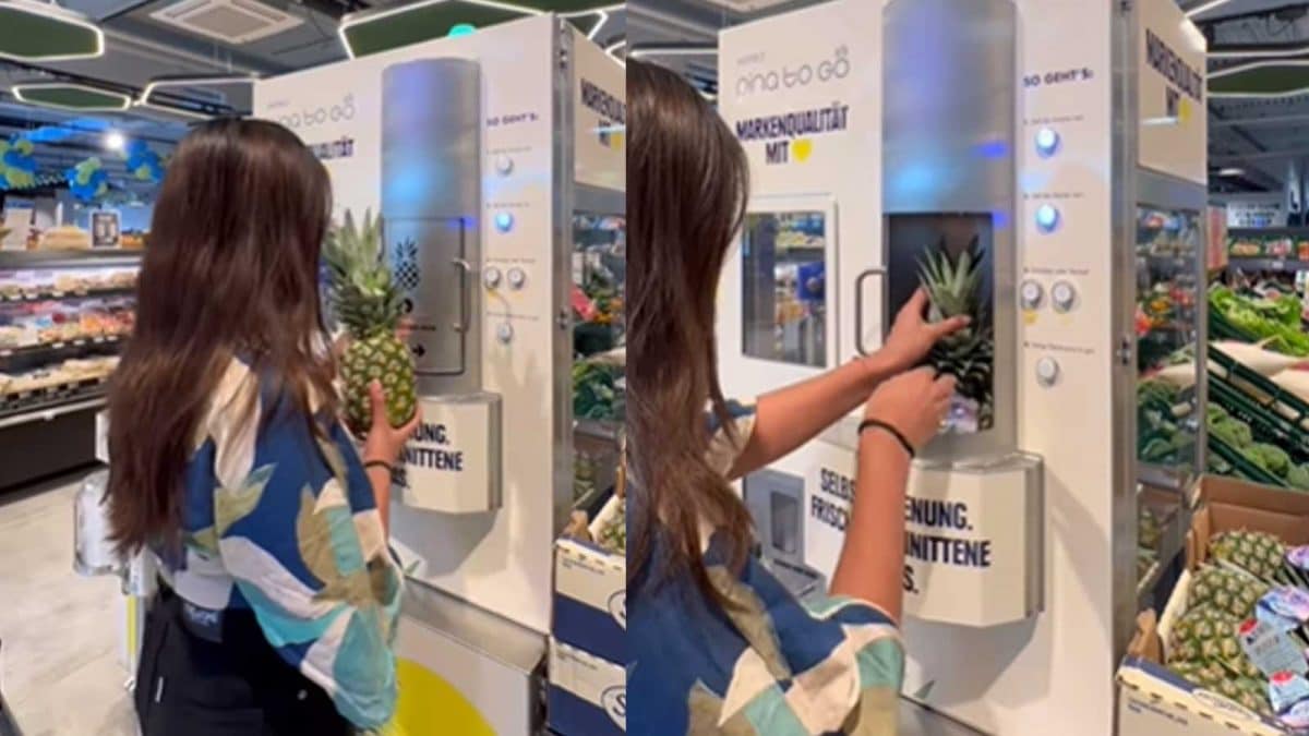 Pineapple-Cutting Machine in Germany Goes Viral