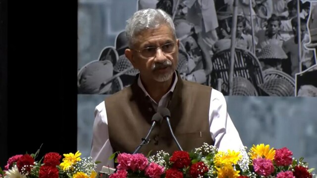 EAM S Jaishankar addressing the the inaugural session of Mock Parliament organized by 
Bharatiya Janata Yuva Morcha (BJYM) to mark 50 years of the Emergency.
