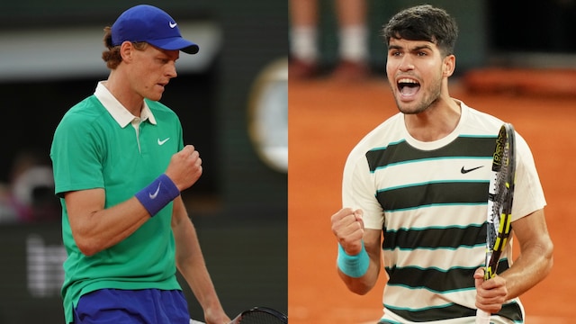 Jannik Sinner Vs Carlos Alcaraz Live, French Open Final: Sinner 6-4, 7-6, 4-6, 6-7, 1-2 Alcaraz - News18