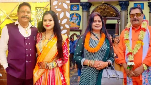 Former MLA Suresh Rathore got married at the Pashupatinath temple in Nepal on October 4, 2022. (News18 Hindi)