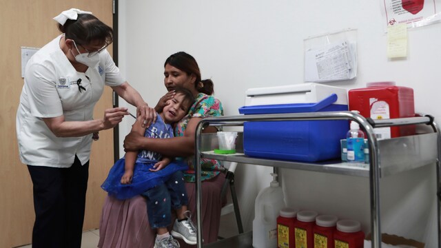 According to WHO, vaccination is the most effective method to prevent measles and curtail its spread. (AP/File)