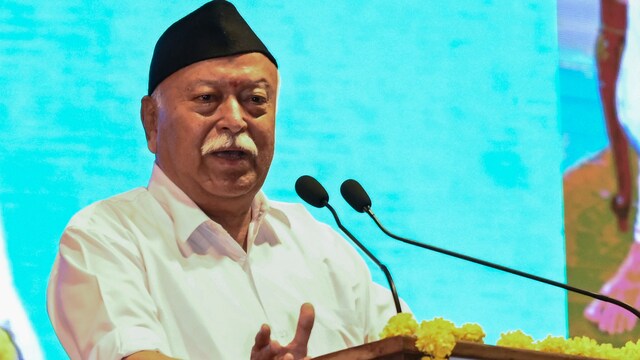 Rashtriya Swayamsevak Sangh (RSS) chief Mohan Bhagwat was addressing the '10th Anuvrat Vyakhyanmala'. (PTI File)