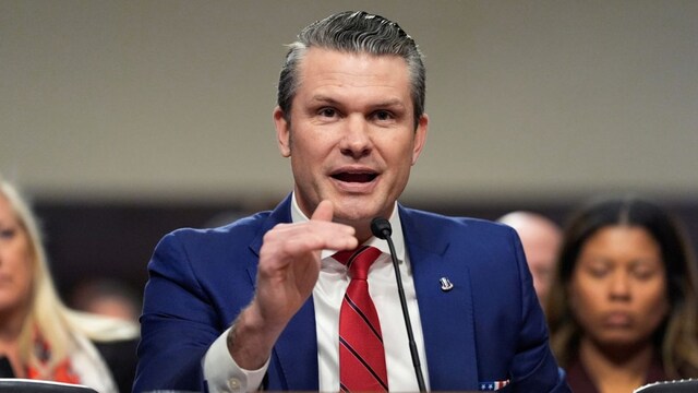 Pete Hegseth is being lauded for the secrecy before the Iran strikes.  (AP File)
