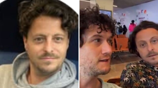 Jamie (left) and Fiongal had shared a video moments before boarding the AI flight. (X/Instagram)