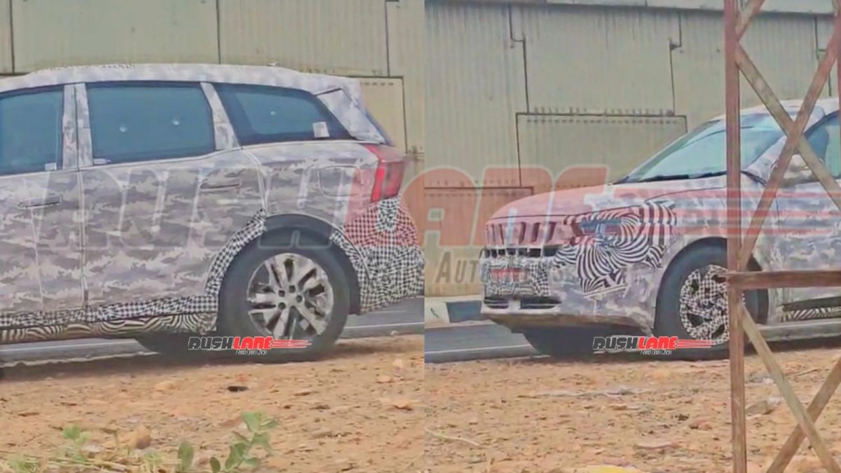 Mahindra XUV700 Facelift Spotted During Testing