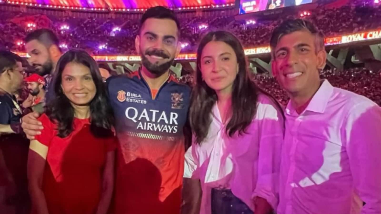 Virat Kohli, Anushka Sharma, Rishi Sunak And Akshata Murty In One Iconic Frame