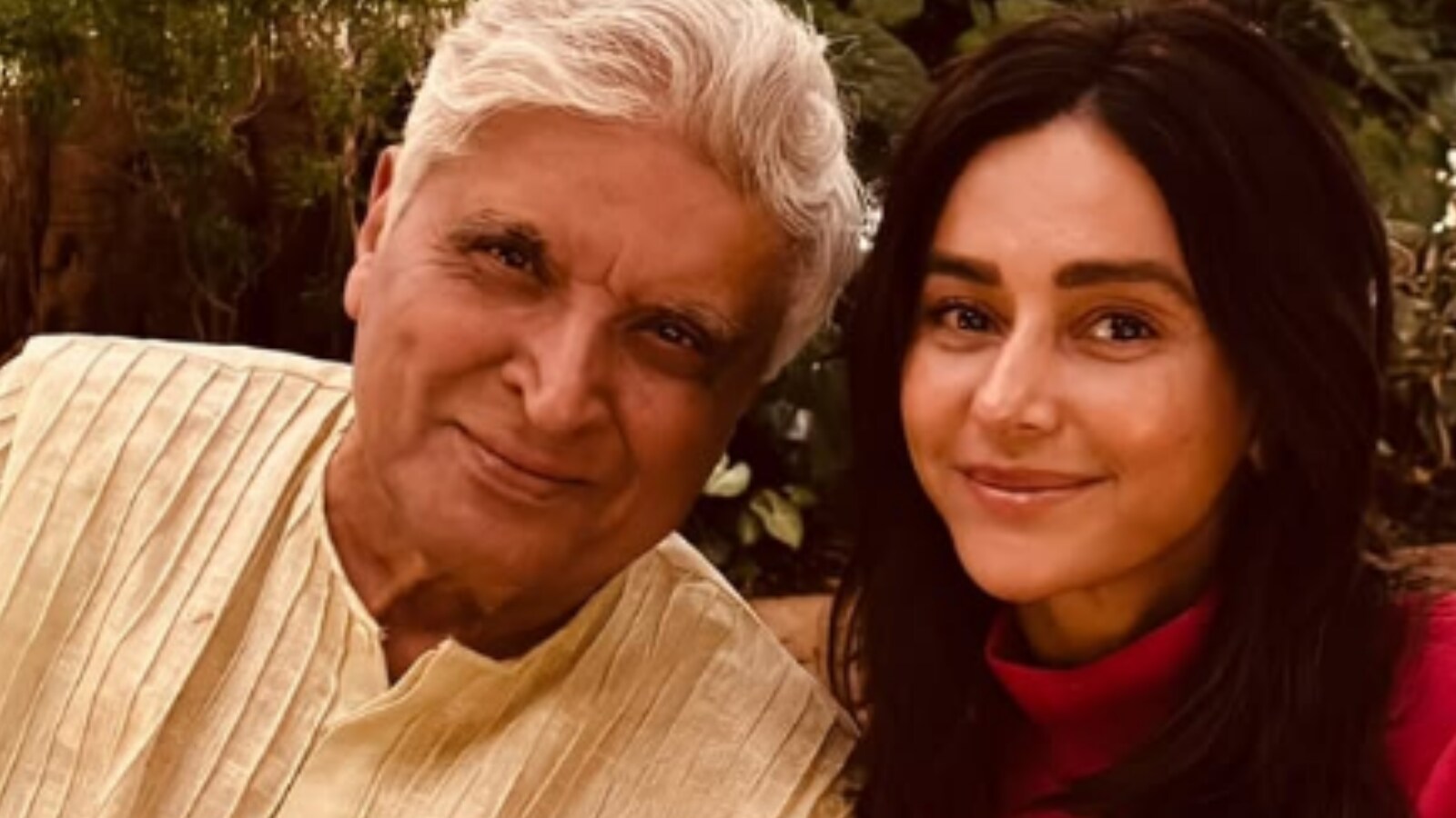 Shibani Dandekar Celebrates Father's Day with Javed Akhtar