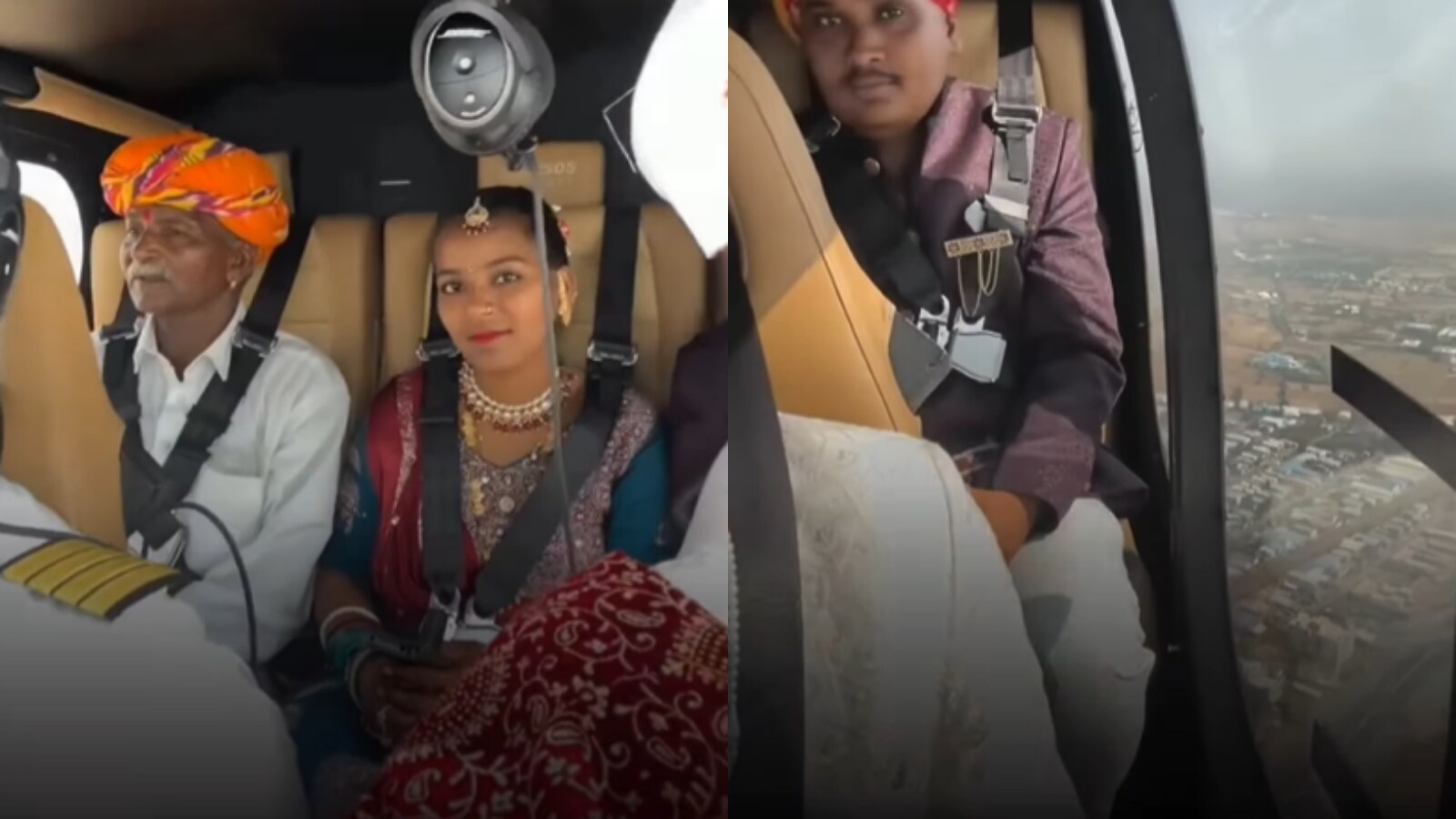Rajasthan Groom Recreates Helicopter Scene in 'Vidaai'