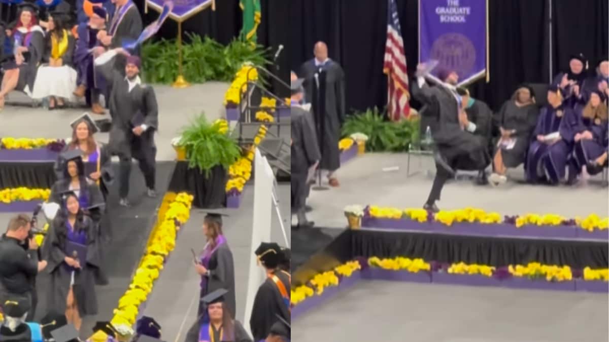 Indian Student's Bhangra Dance Goes Viral at Graduation