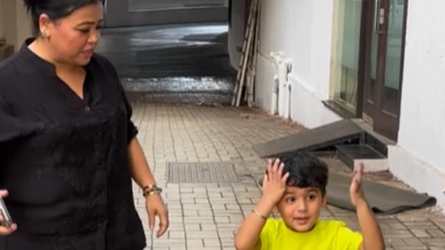 Bharti Singh's Son Gola Has A Request For Paparazzi And They Can't Stop  Laughing | Television News - News18