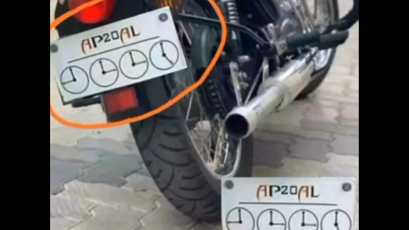 Motorcycle Plate Puzzle Goes Viral, Testing Viewers