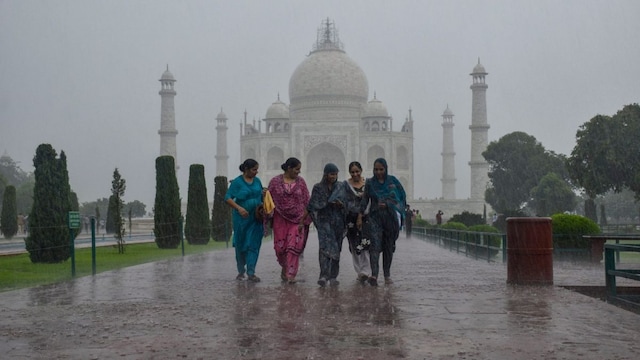 In Uttar Pradesh, rains intensified over the weekend, with forecasts of isolated heavy rainfall till July 5.  (PTI)
