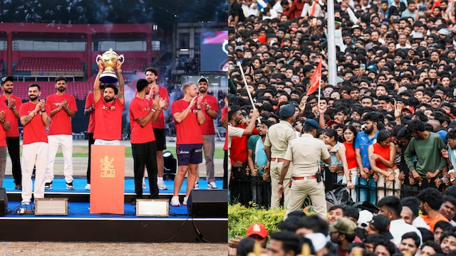 RCB held a victory celebration in Bengaluru, where 11 people died. (AP/PTI)
