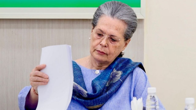 Sonia Gandhi echoed the official stand of the party---not just on Iran, but also on Palestine. (PTI)