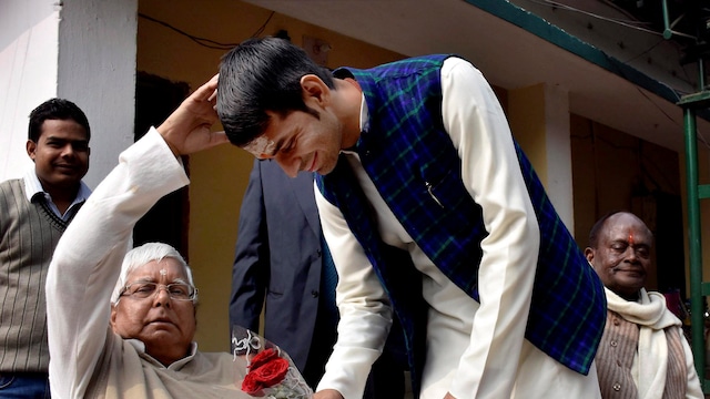 Tej Pratap's absence and Lalu's dismissive reaction in the video became focal points of discussion in Bihar. (PTI/File)