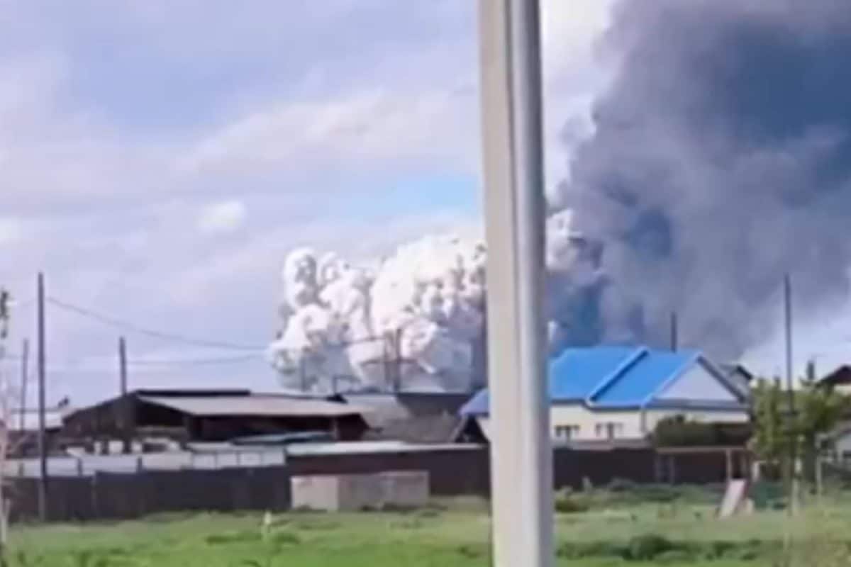 Ukraine Hits Four Russian Airbases With Drone Barrage, Sets Military Jet Ablaze