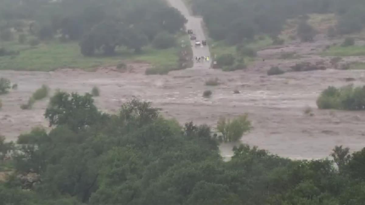 Timelapse Video Shows River Water Level Rising Dramatically, Swallowing Texas Bridge